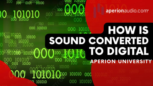How is sound converted to a digital signal?