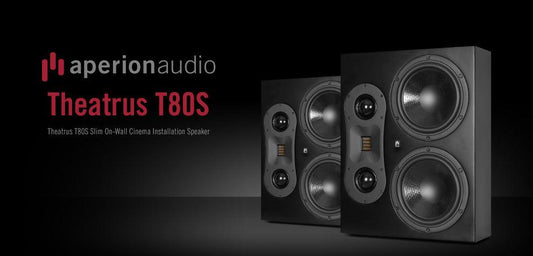 Aperionaudio Theatrus T80S Slim Cinema/Studio AMT Ribbon Tweeter Monitor Speaker - Aperion Audio