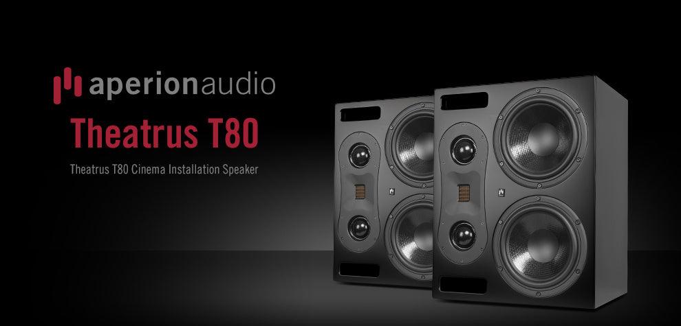 Aperionaudio Theatrus T80 Cinema/Studio AMT Ribbon Tweeter Monitor Speaker - Aperion Audio