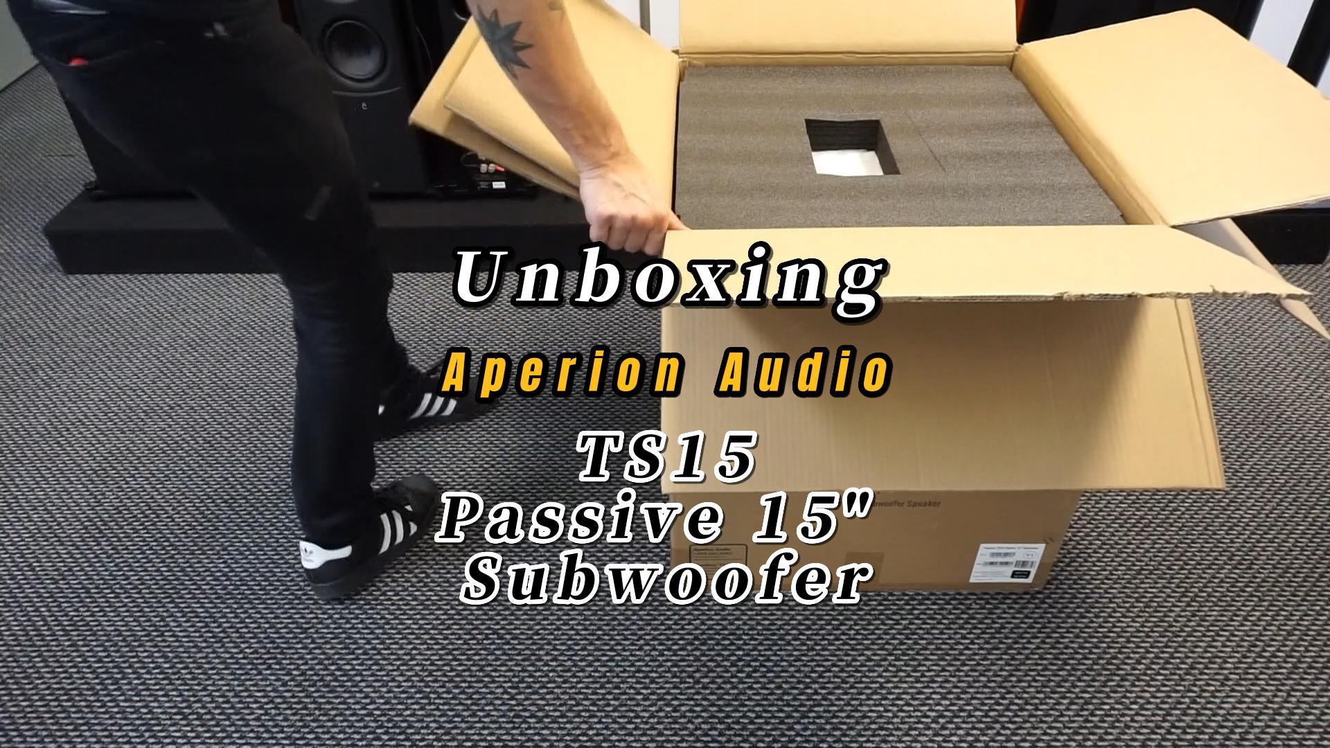Unboxing-Aperionaudio Theatrus TS15 Passive 15" Subwoofer - Aperion Audio
