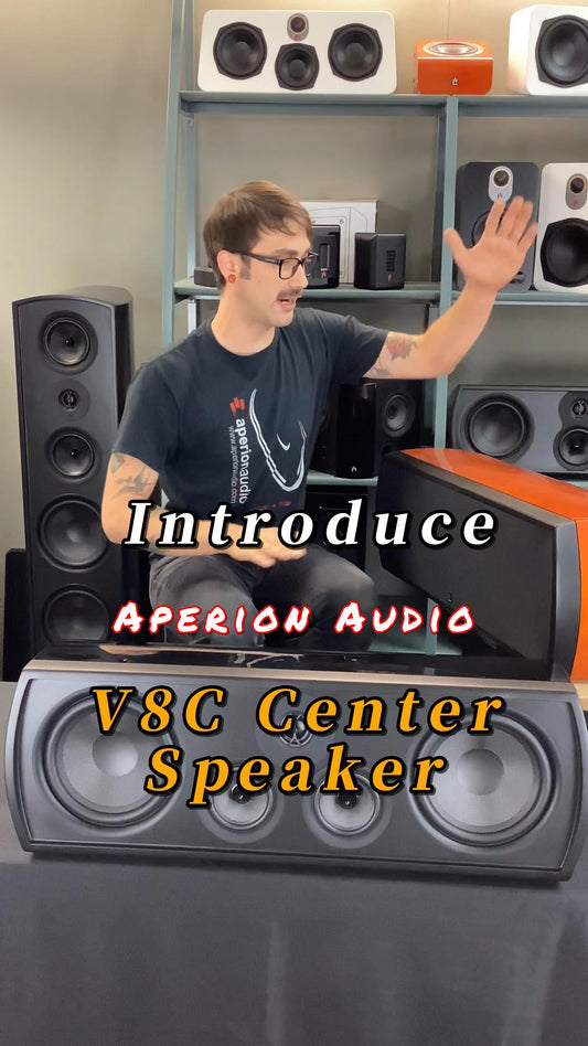 Introduce Aperion Verus III Concert V8C Dual 8" Center Channel Speaker