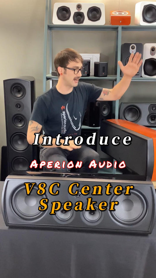 Introduce Aperion Verus III Concert V8C Dual 8" Center Channel Speaker - Aperion Audio