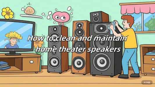 How to clean and maintain your home theater speakers to keep them looking new? - Aperion Audio