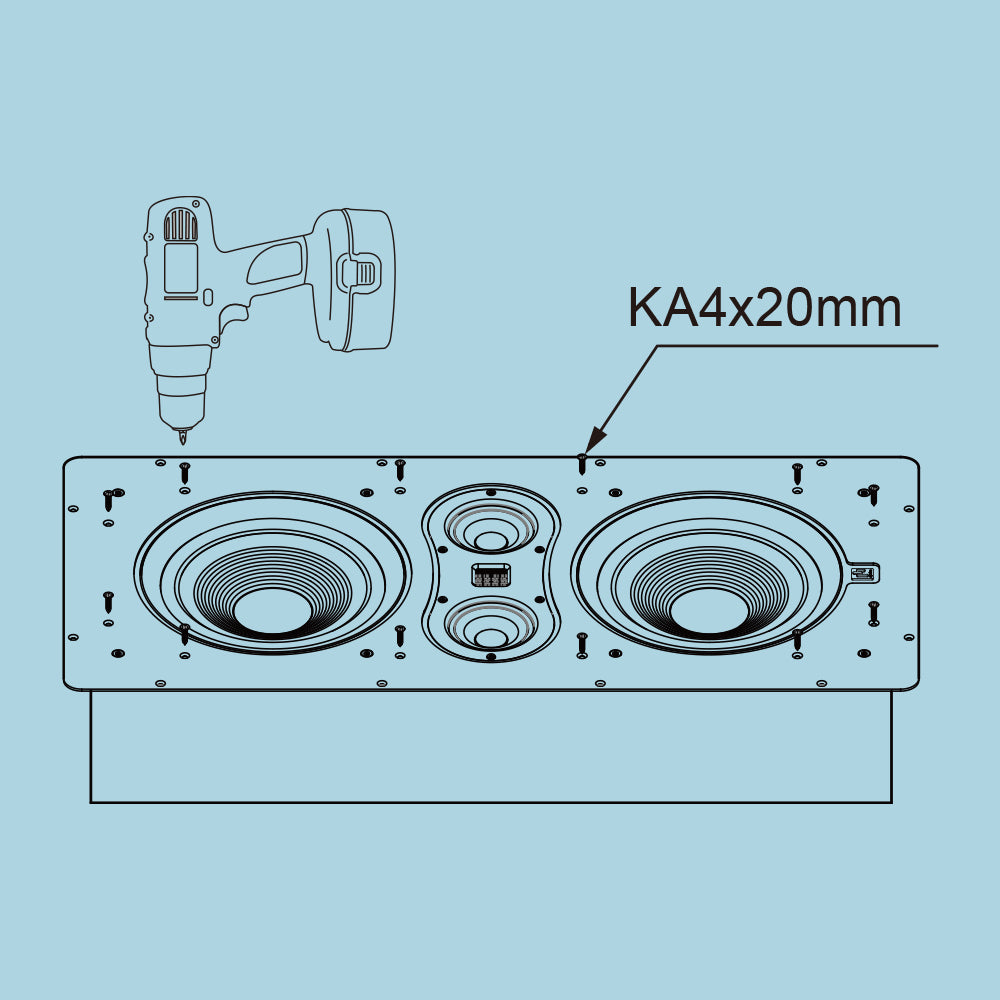 4. Secure the mounting plate