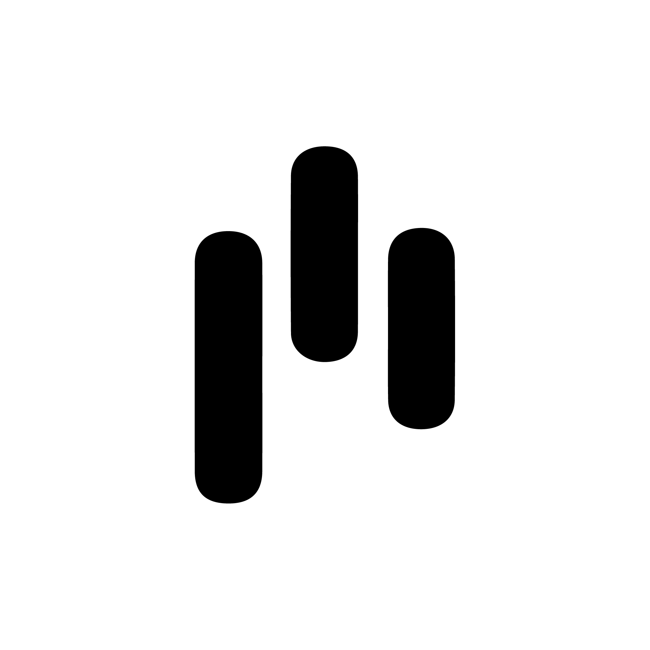 Black aperion audio logo with no text