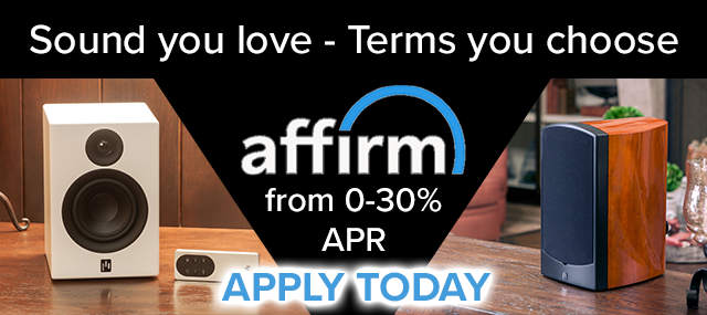 Affirm offers as low as 0 percent APR Apply Today and get your dream speakers