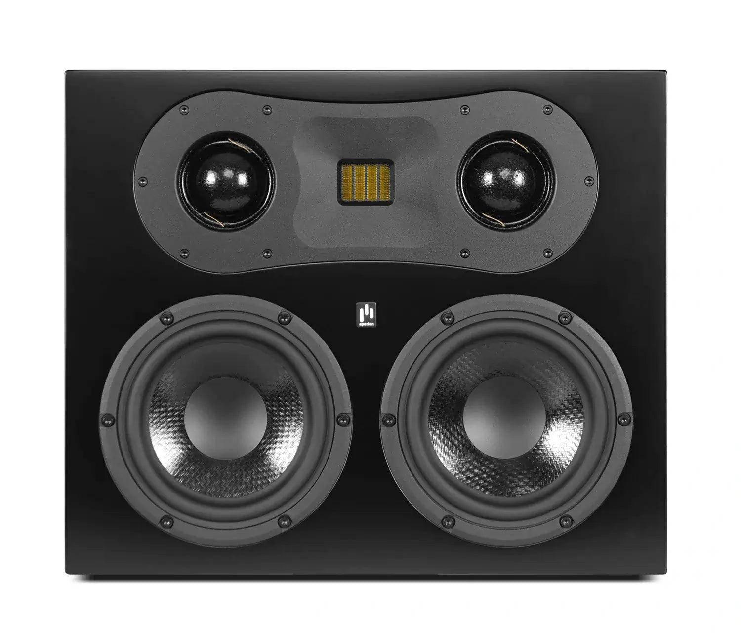 Aperion-Theatrus-T65S-Slim-3-Way-Dual-6.5"-Cinema/Studio-On-Wall-Installation-Speaker-Horizontal-Placement-aperionaudio