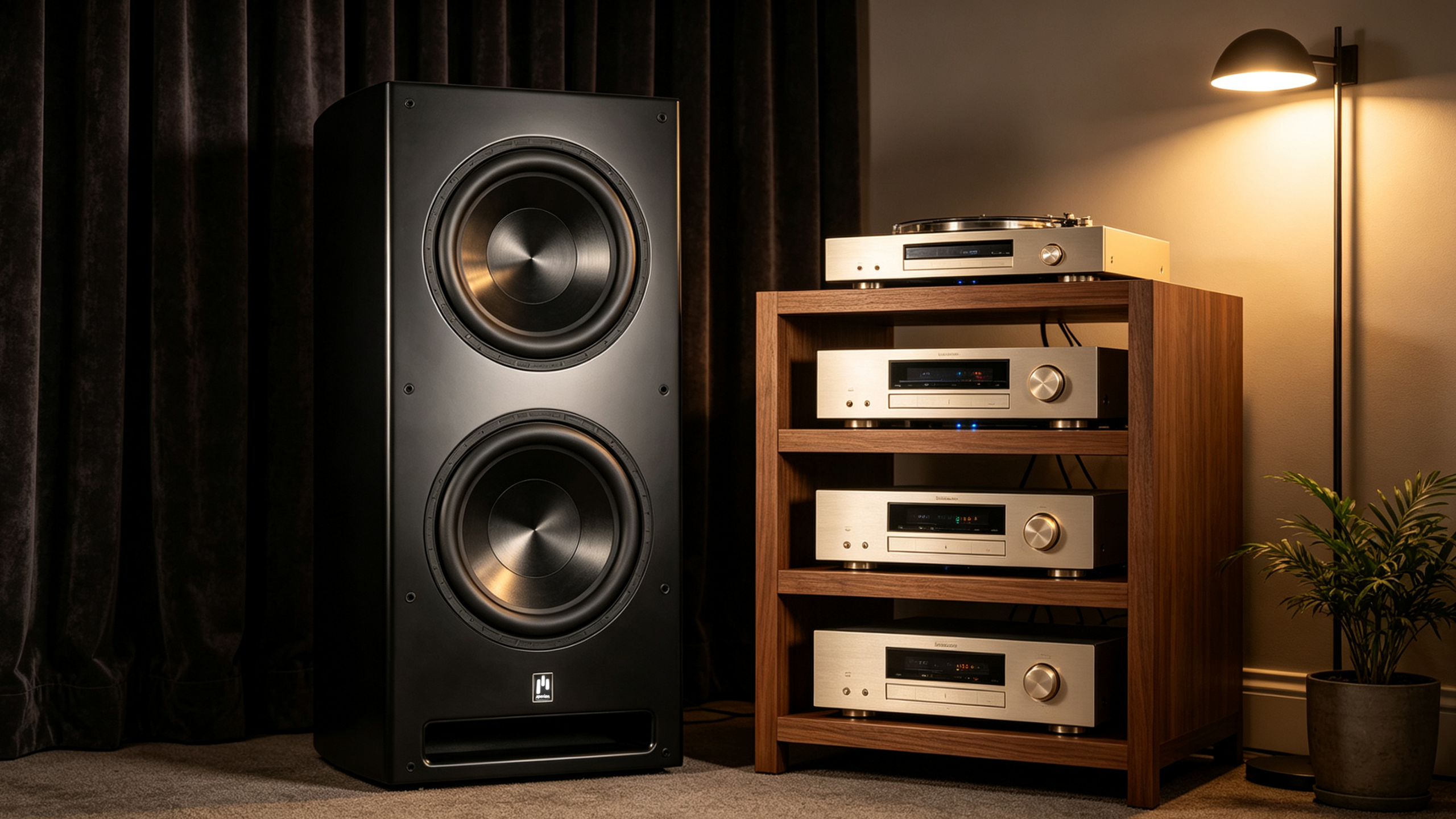 Aperion Bravus III B212 Dual 12" Powered Subwoofer