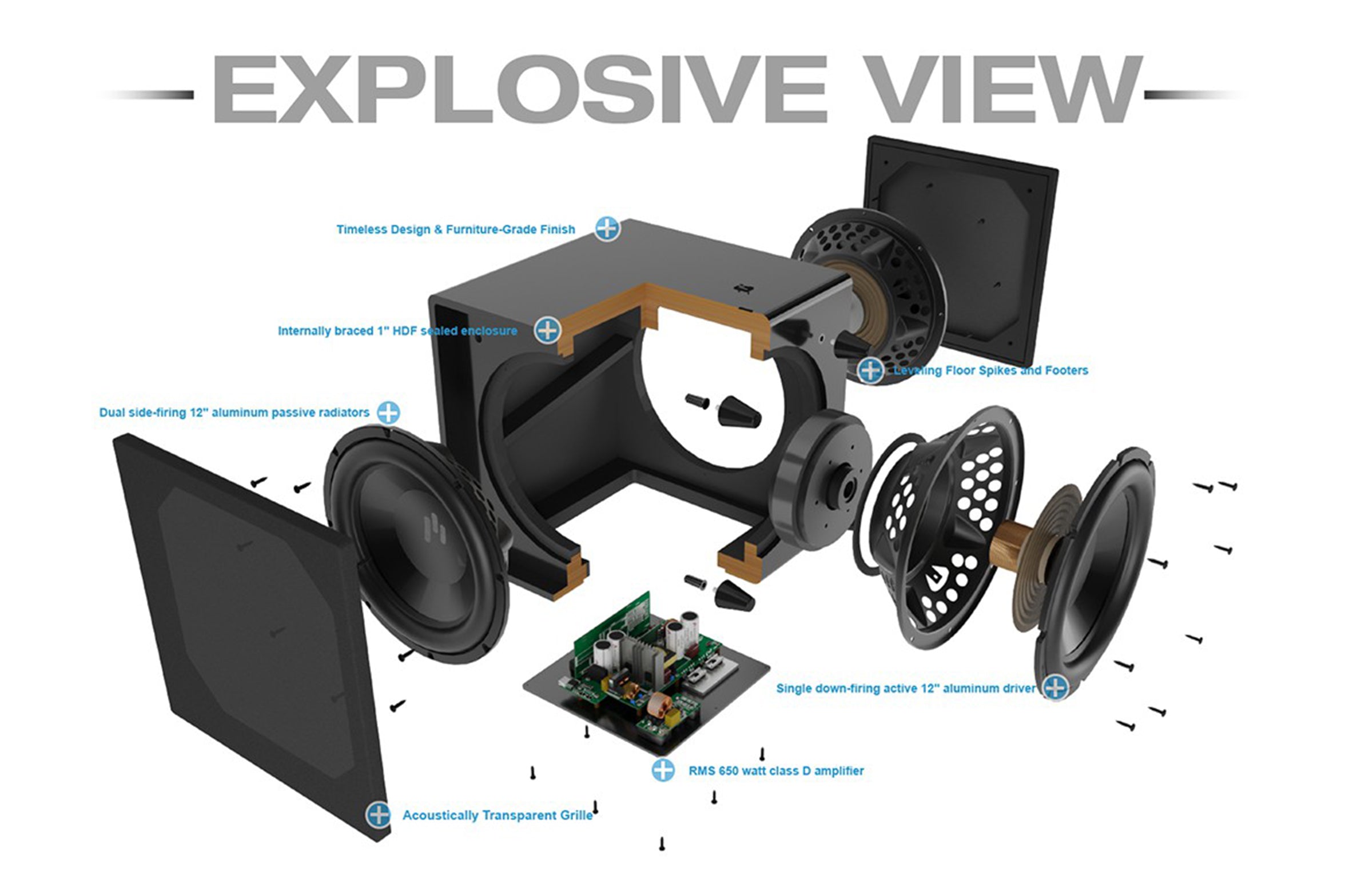 Bravus_II_Subwoofer_Explosive_View