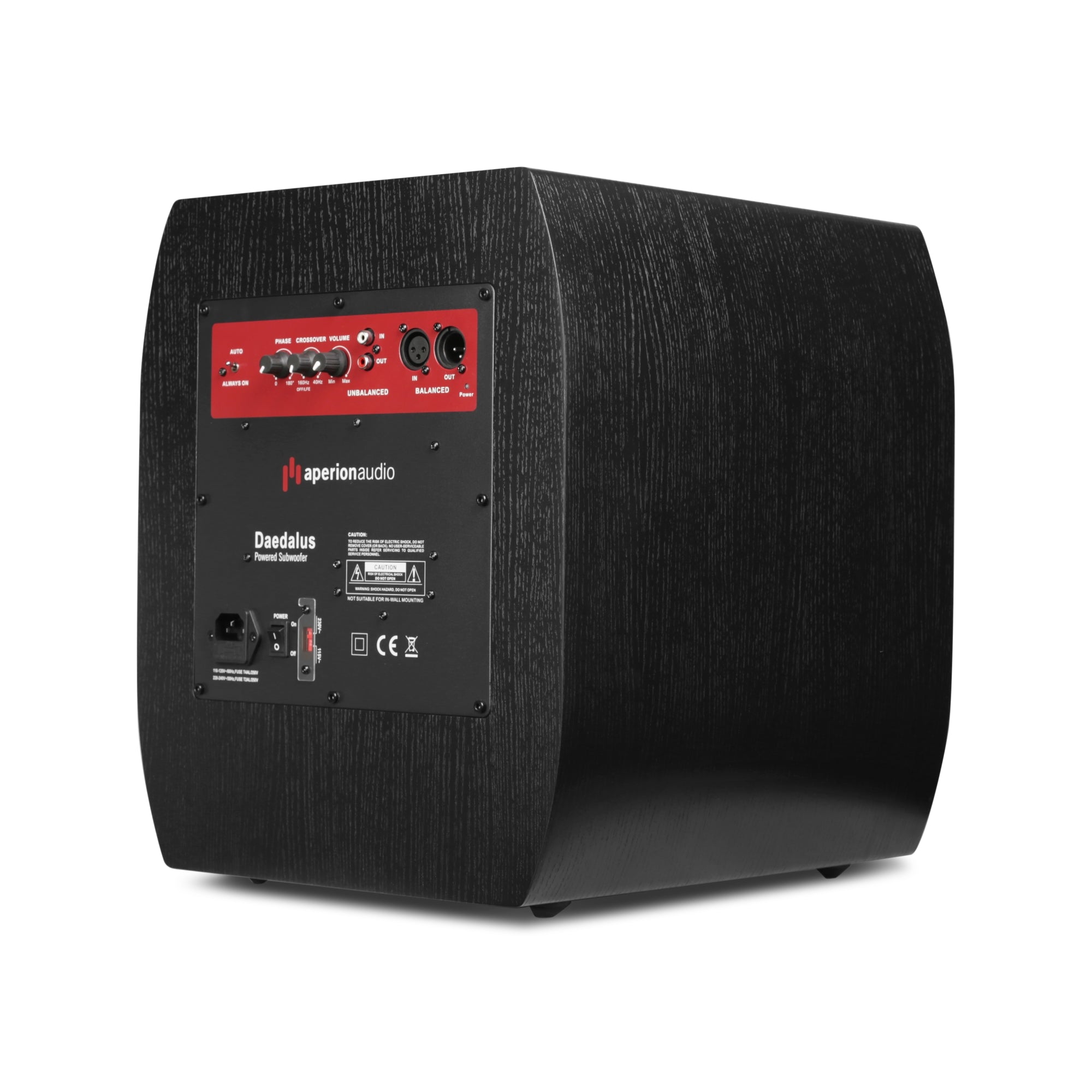 Aperion Audio Daedalus DS10 Single 10" Active Subwoofer Rear Right