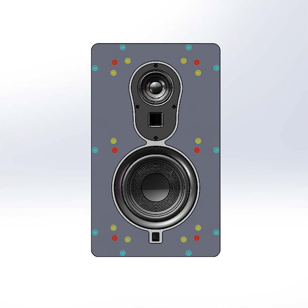 F83S-MK In-Wall Mounting Kit - Mounting Holes
