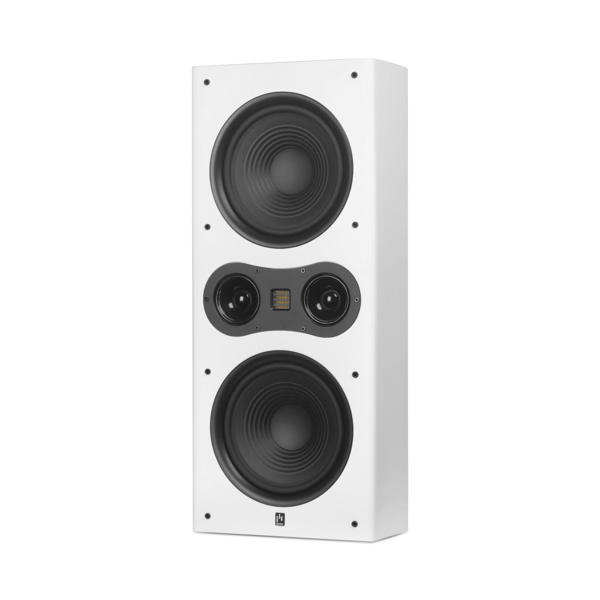 Aperion Audio Fons F85S Dual 8" Slim On-Wall Speaker Pure White