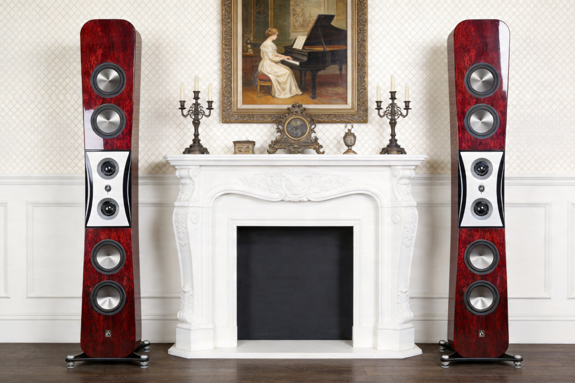 Aperion Grandis GR8F HiFi Floorstanding Speaker Gloss Rosewood Pair