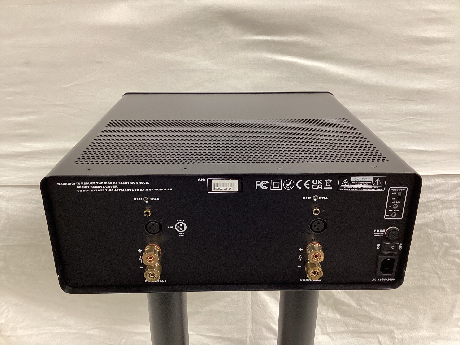 Energy 2 Channel Stereo Power Amplifier - E2 - Open Box / Closeout - 018Y - Aperion Audio