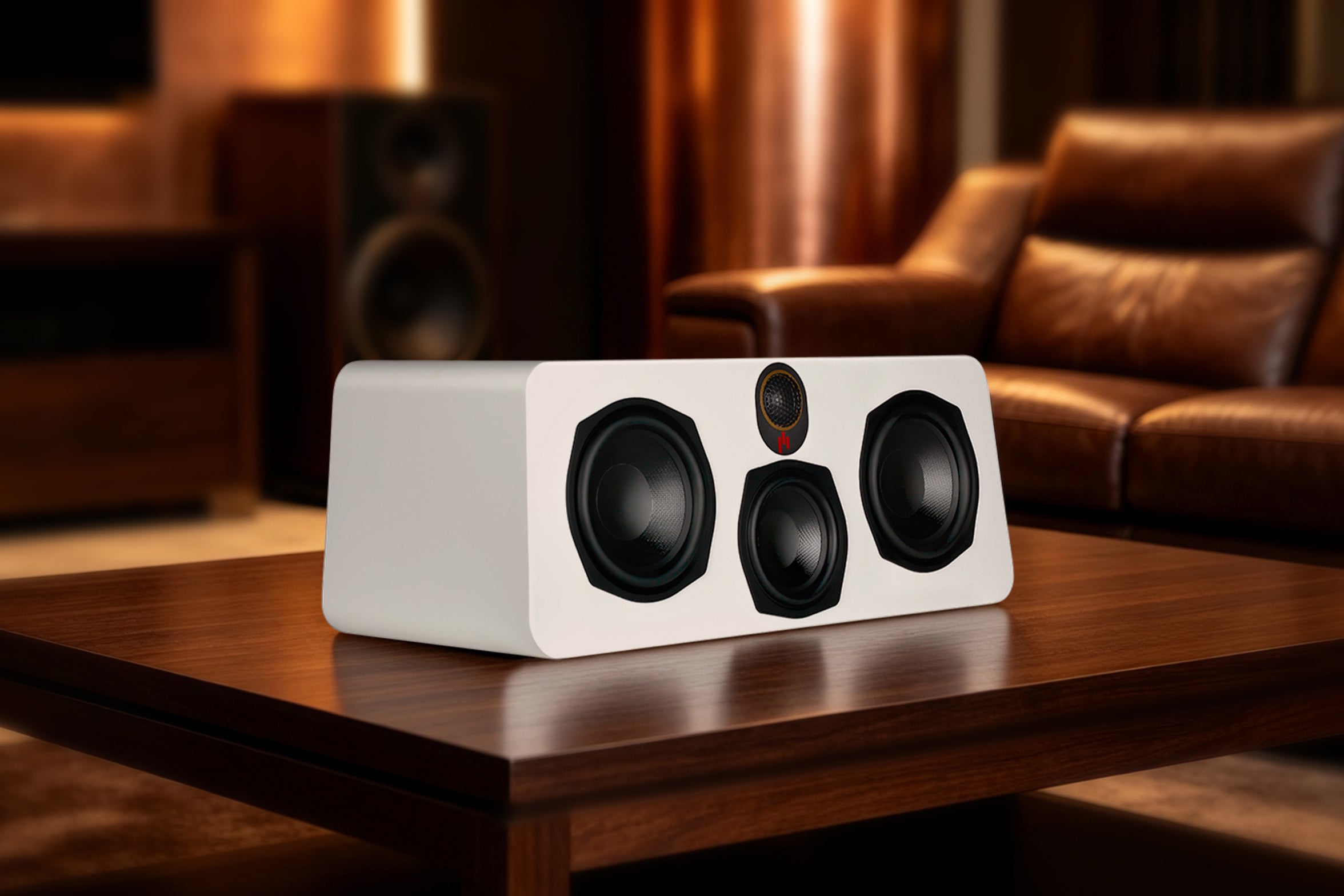 Aperion Audio Novus N5C 3-Way 5.28" Center Channel Speaker Pure White