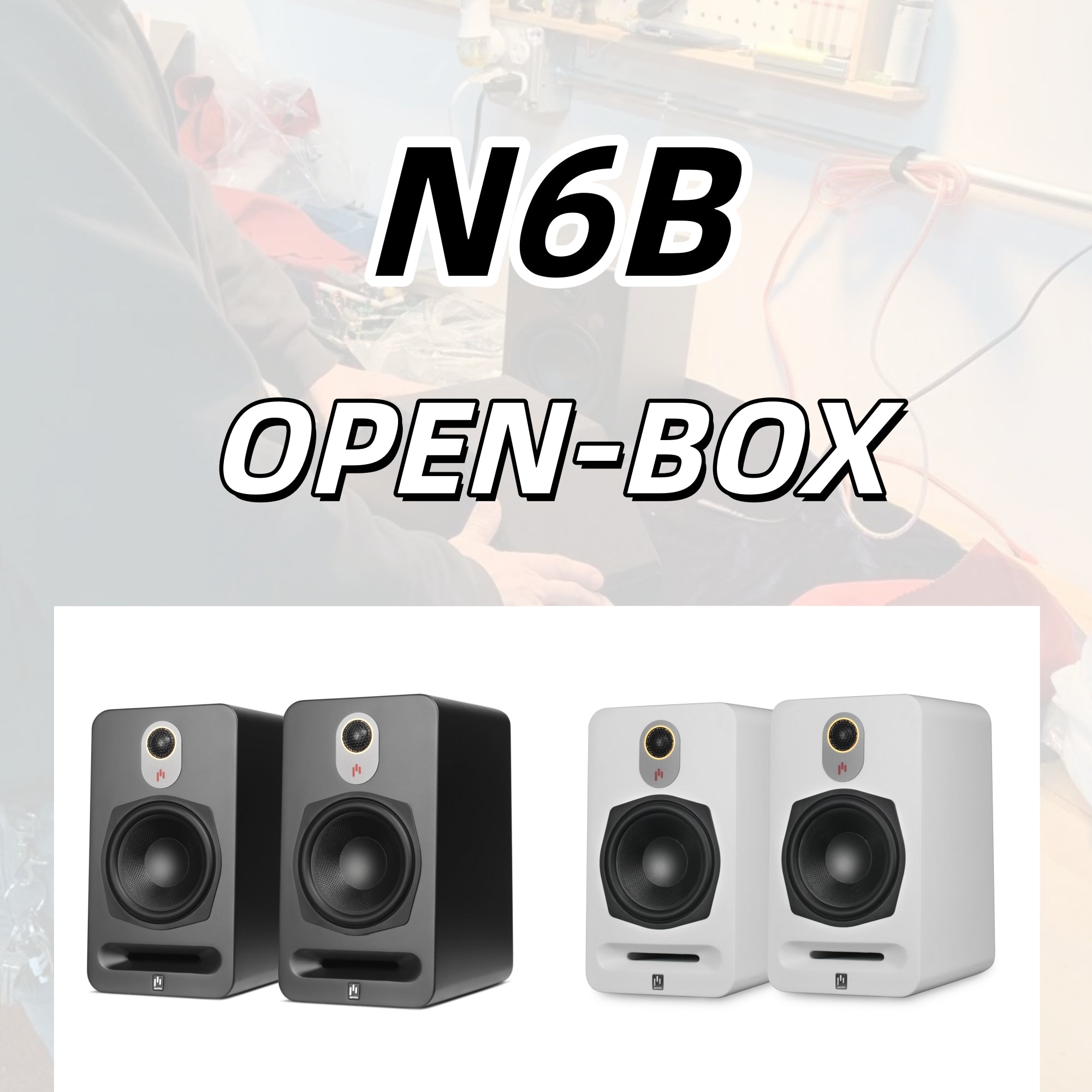 Novus N6B 6.5" Bookshelf Speaker Pair (Open-Box)