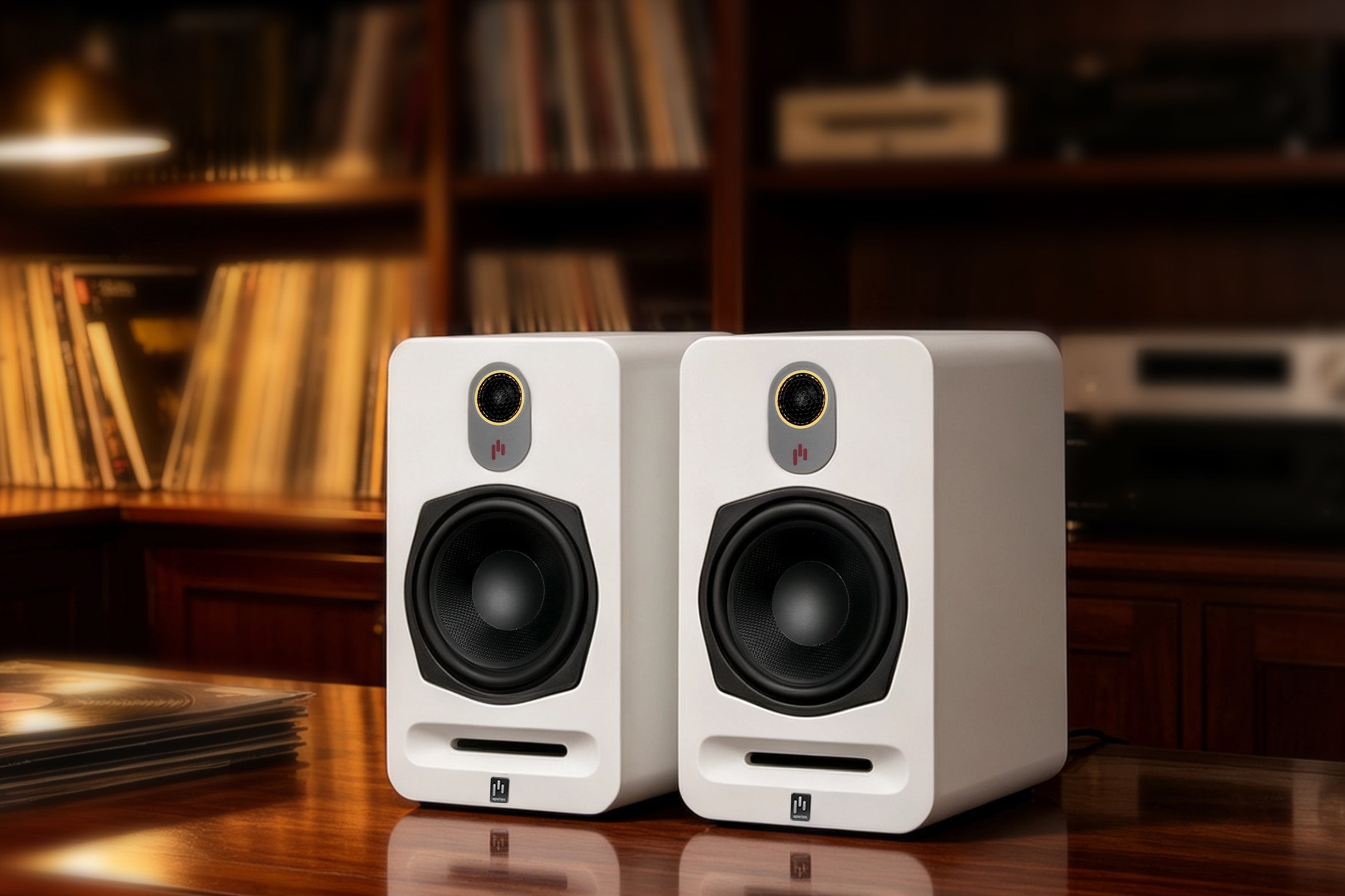 Aperion Audio Novus N6B 2-Way 6.5" Bookshelf Speaker Pure White