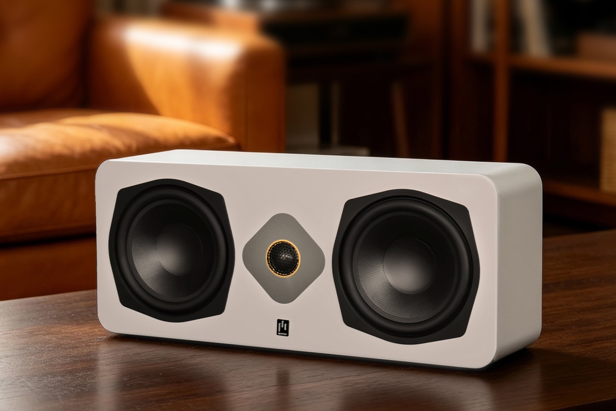 Aperion Audio Novus N6SC 2-Way 6.5" Slim On-Wall LCR Speaker Pure White