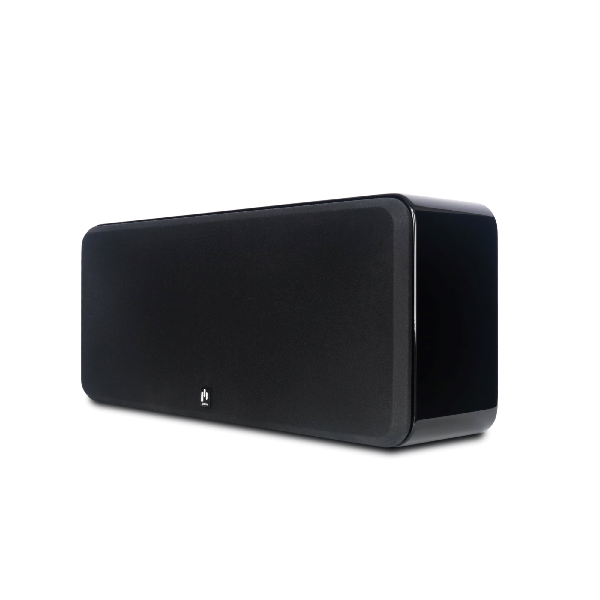 Aperion Audio Novus N6SC Slim LCR 6.5" On-Wall & Surround Speaker Gloss Black Front Right Grille On
