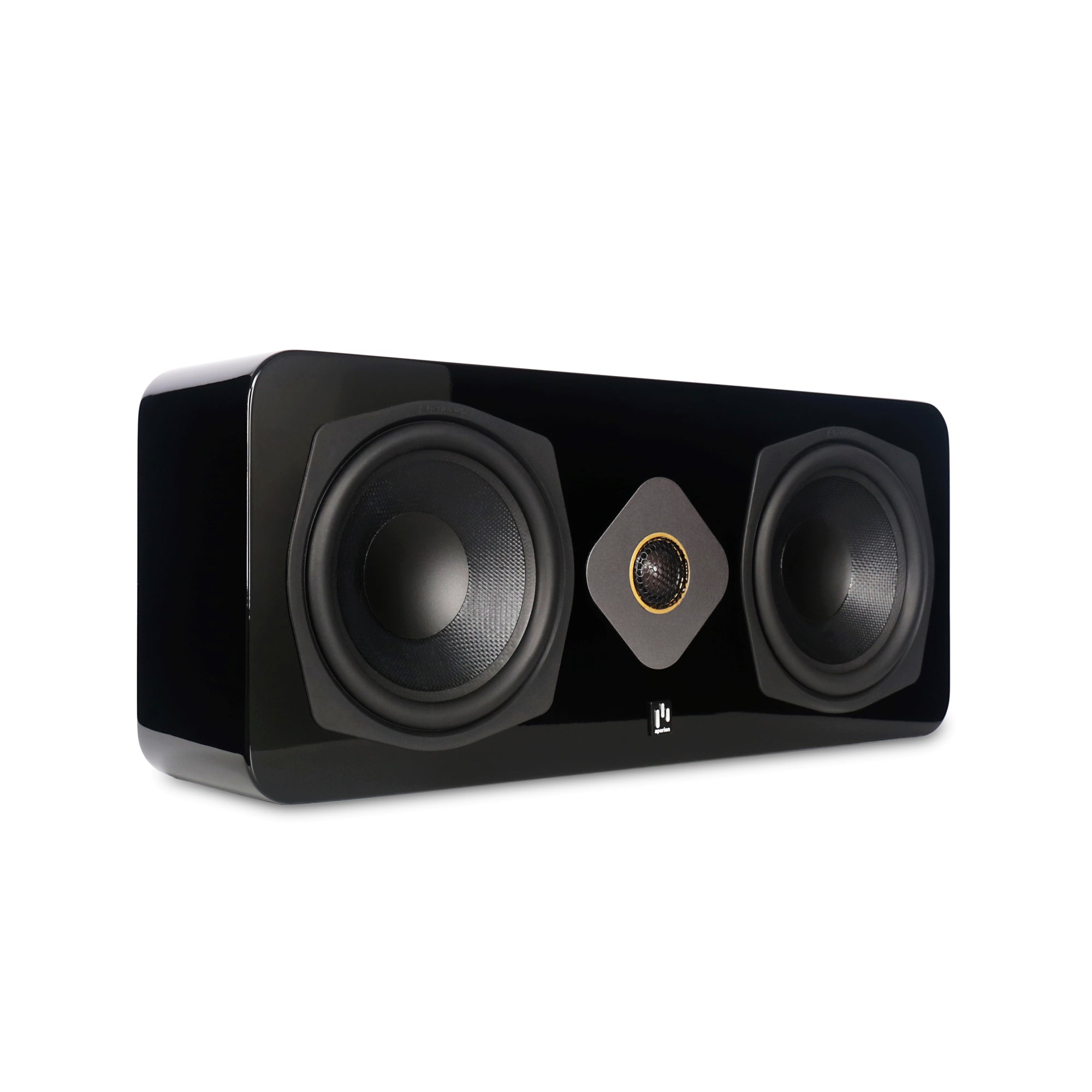 Aperion Audio Novus N6SC Slim LCR 6.5" On-Wall & Surround Speaker Gloss Black Front Left