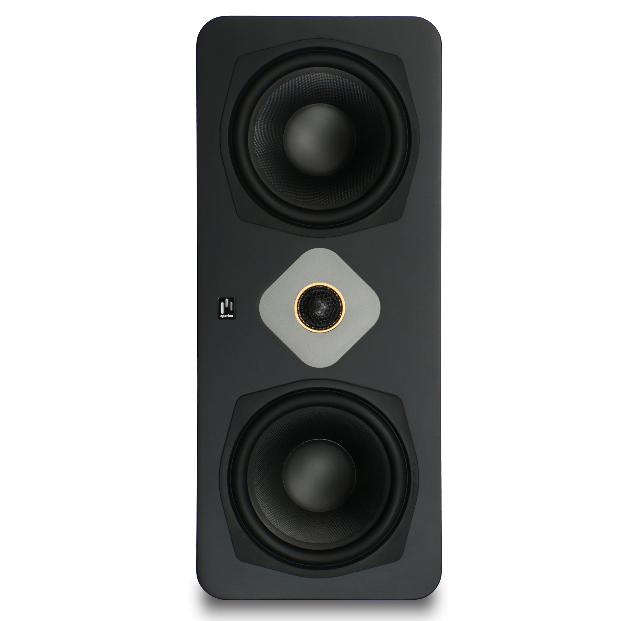 Aperion Audio Novus N6SC Slim LCR 6.5" On-Wall & Surround Speaker Stealth Black