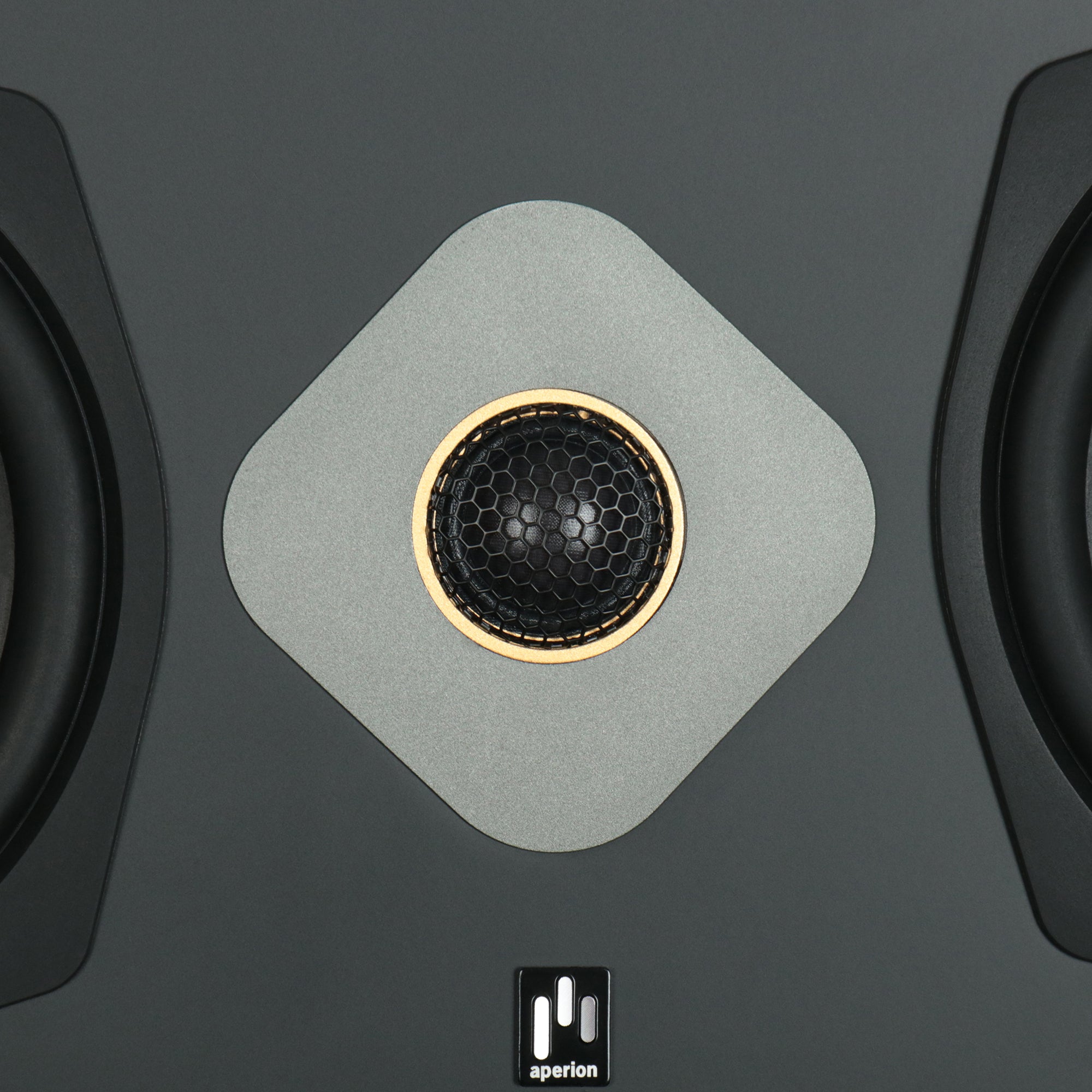 Aperion Audio Novus N6SC Slim LCR 6.5" On-Wall & Surround Speaker Stealth Black 1" Silk Dome Tweeter