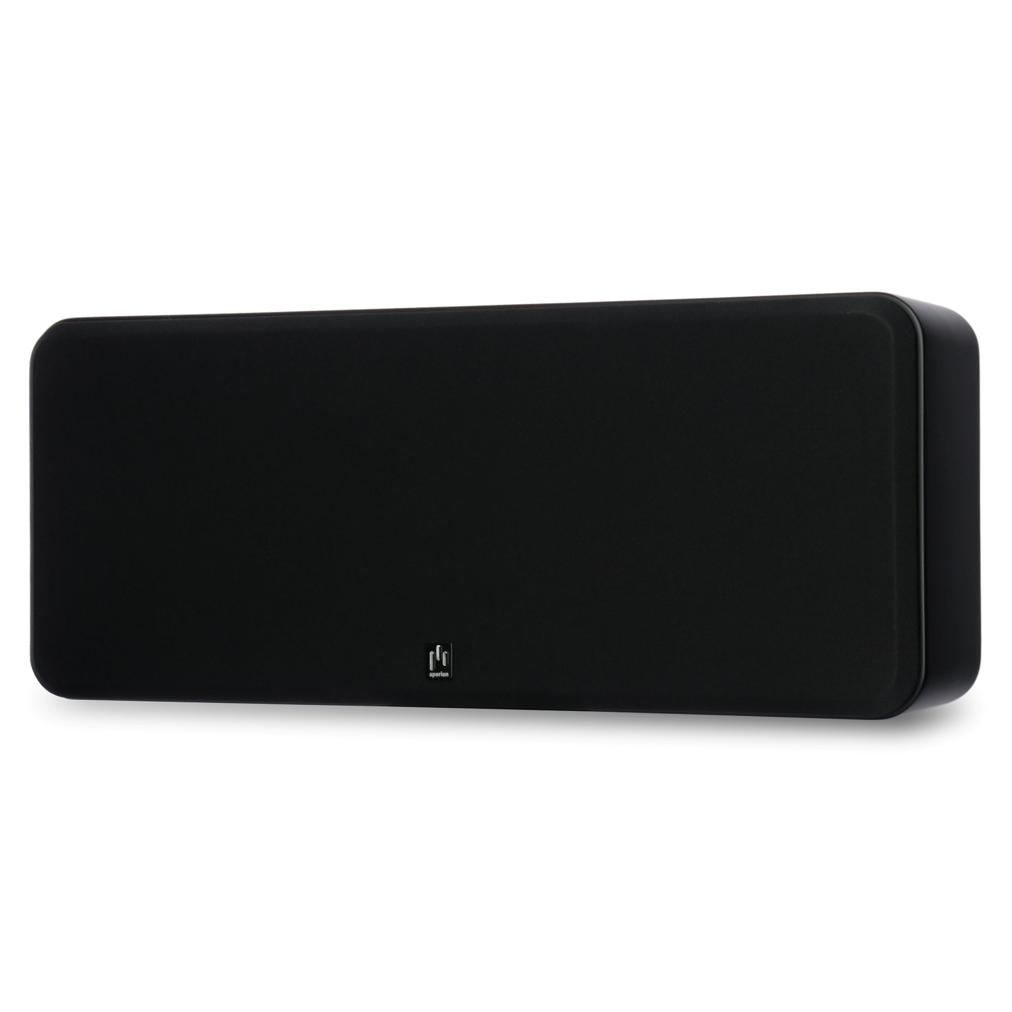 Aperion Audio Novus N6SC Slim LCR 6.5" On-Wall & Surround Speaker Stealth Black Front Right Grille On