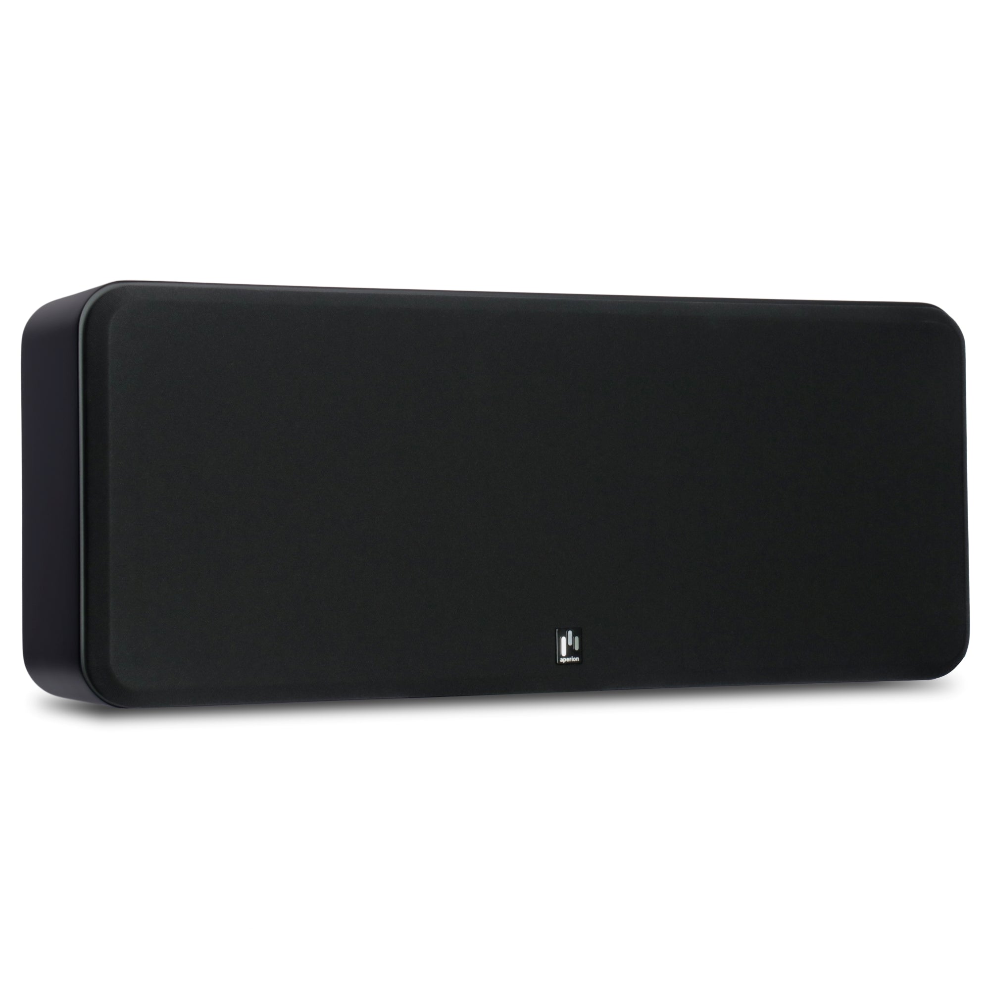 Aperion Audio Novus N6SC Slim LCR 6.5" On-Wall & Surround Speaker Stealth Black Front Left Grille On