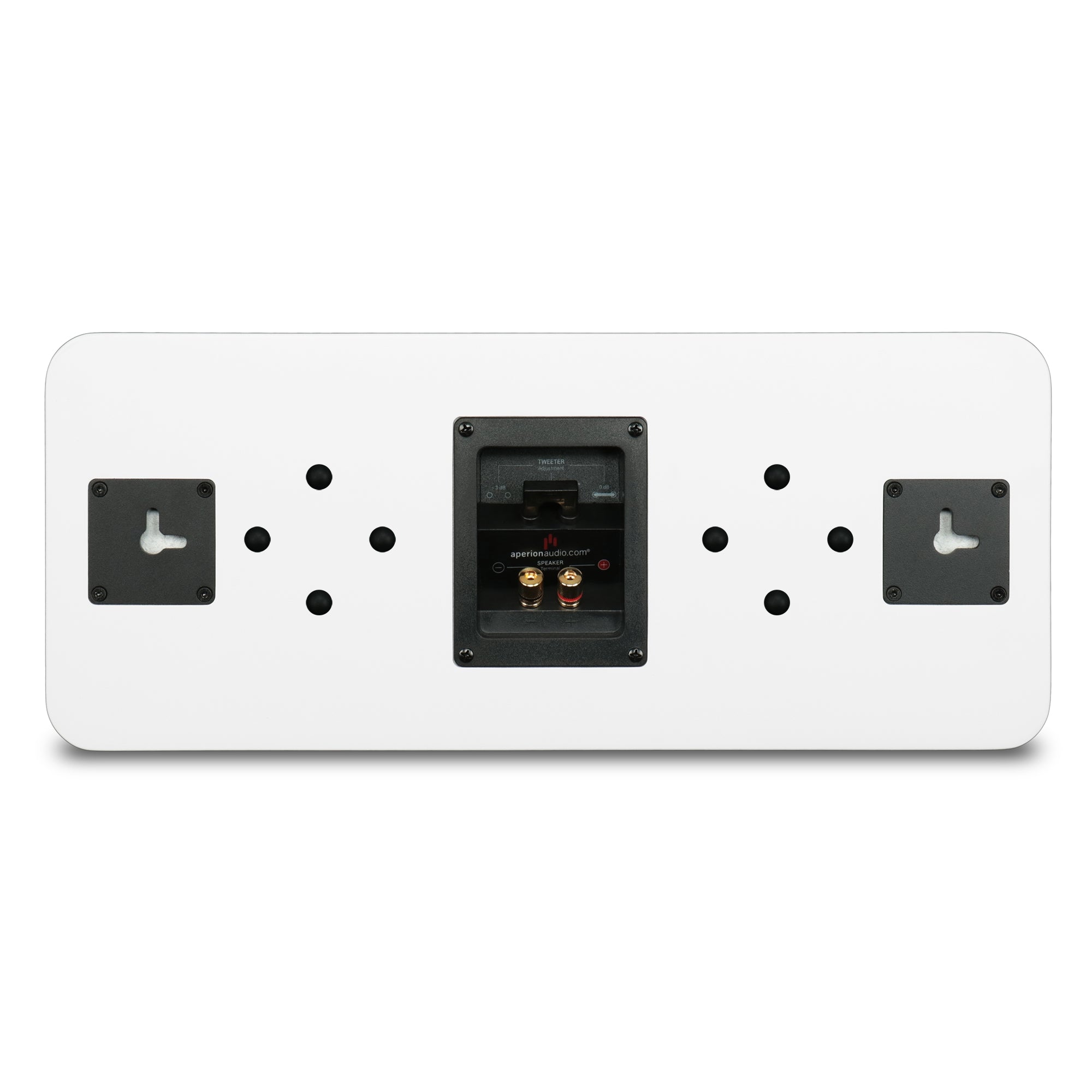 Aperion Audio Novus N6SC Slim LCR 6.5" On-Wall & Surround Speaker Pure White Back View