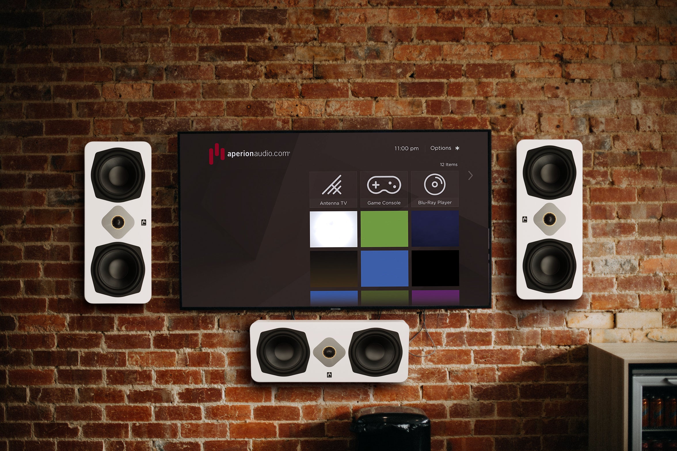 Aperion Audio Novus N6SC 2-Way 6.5" Slim On-Wall LCR Speaker