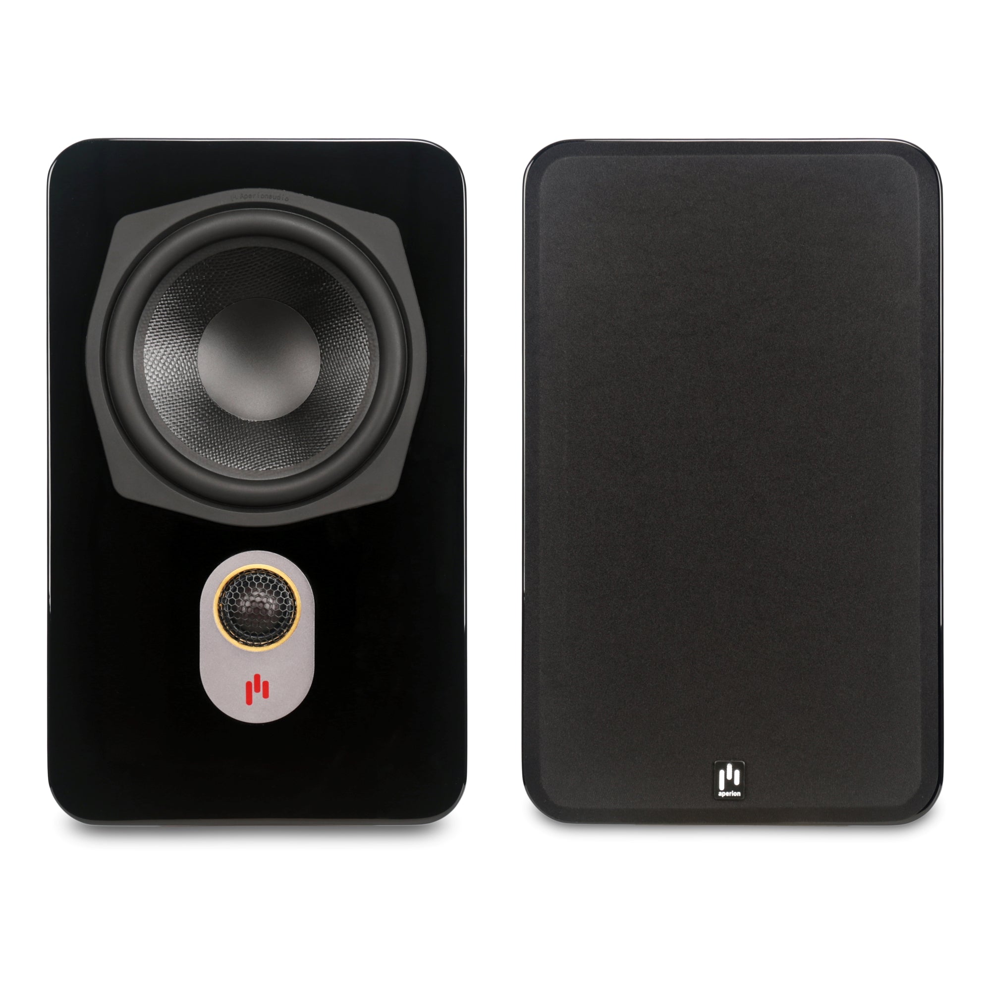 Aperion Audio Novus N6SR Slim Satellite 6.5" On-Wall & Surround Speaker Gloss Black Grille On