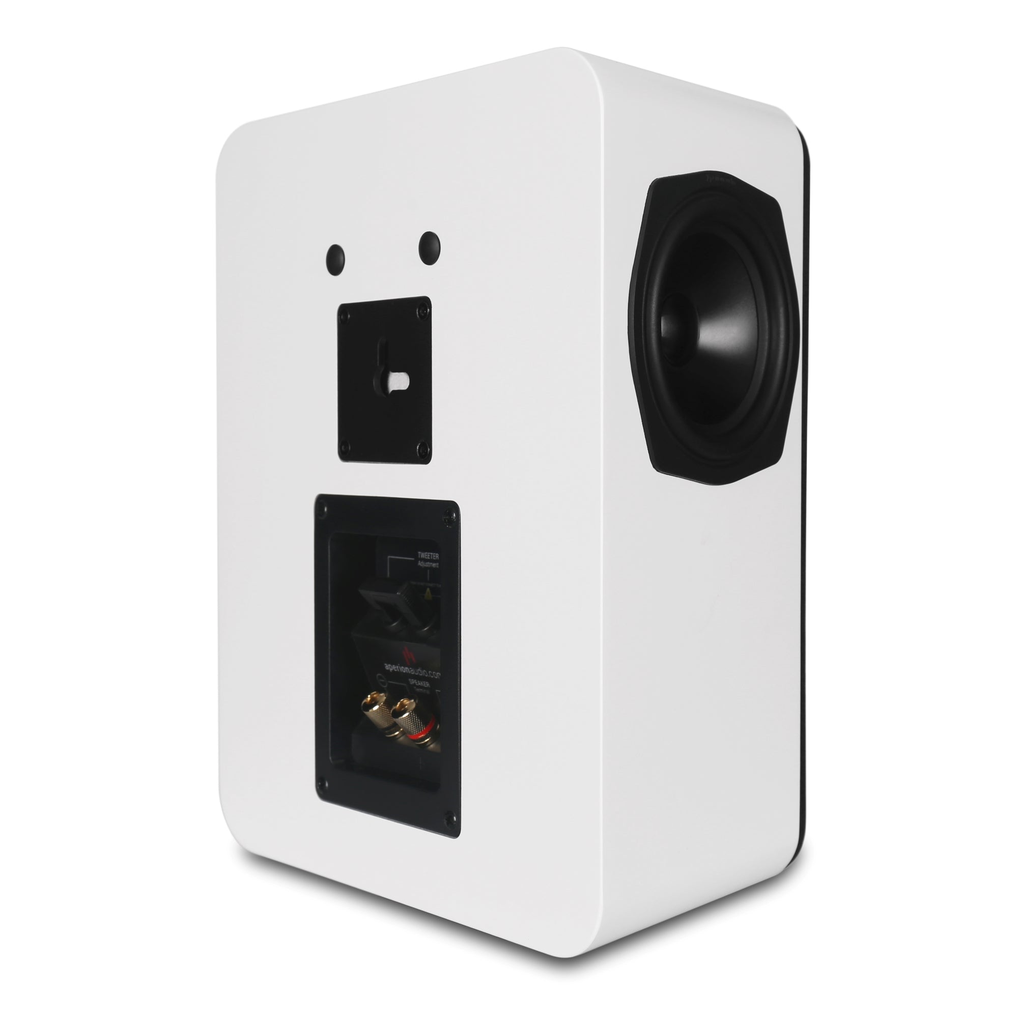 Aperion Audio Novus N6SS 6.5" Tripolar Surround Speakers Pure White Rear Right