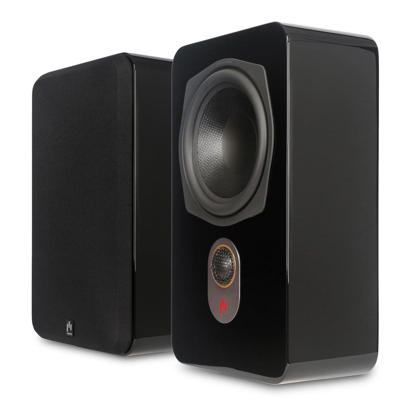 aperion-novus-n6sr-slim-on-wall-speaker-pair-gloss-black-side-front