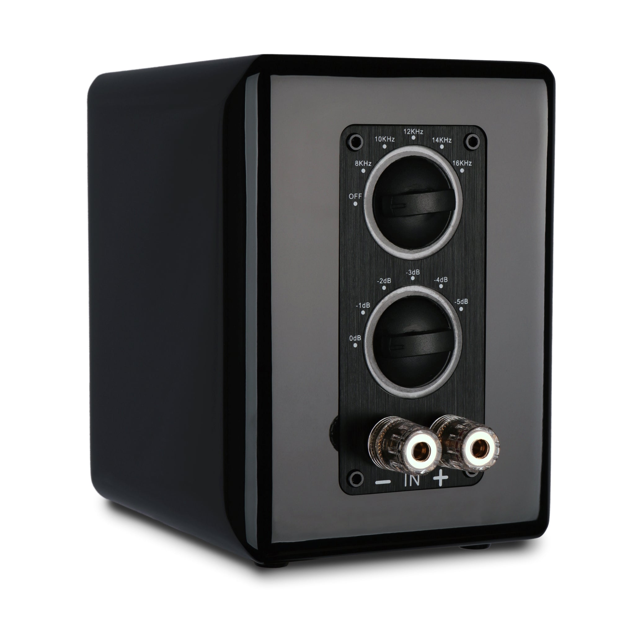 Aperion Audio RST True Aluminum Ribbon Super Tweeter Speaker Gloss Black Rear Left