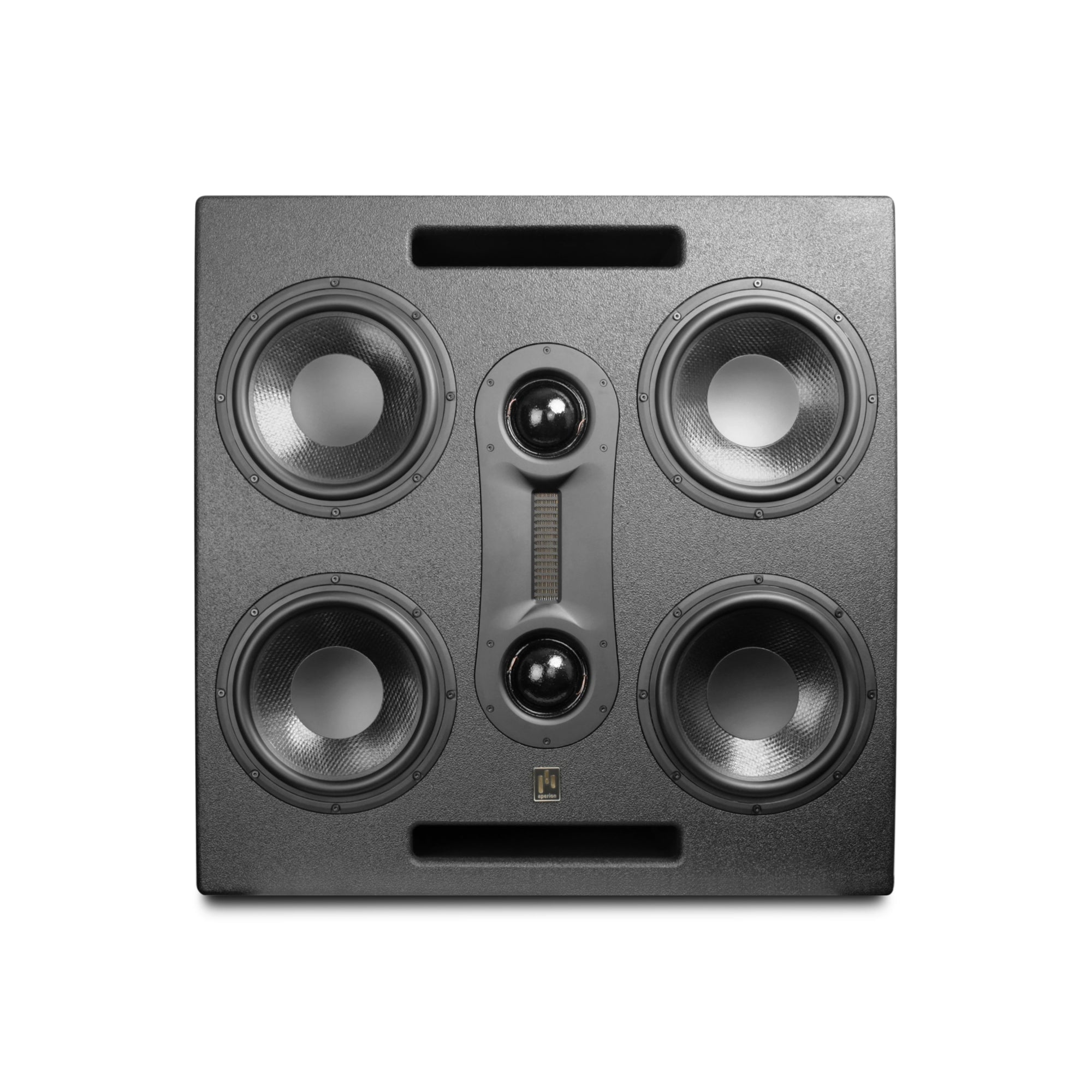 Aperion Audio Theatrus T107 Quad 10" Flagship Monitor Speaker Front Side View
