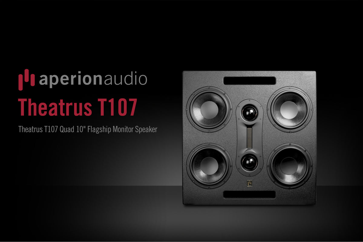 Aperion Audio Theatrus T107 Quad 10" Flagship Monitor Speaker
