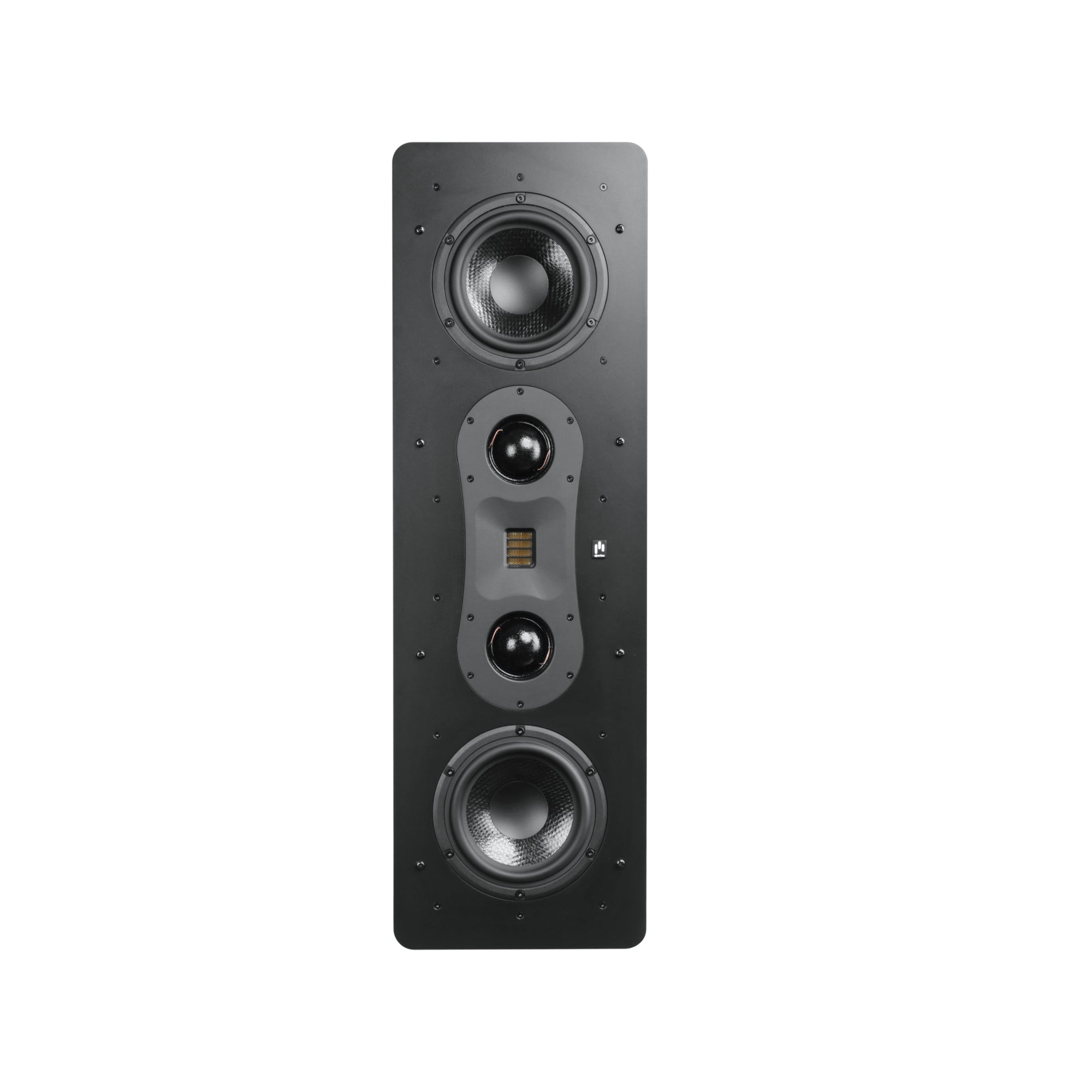 Theatrus T65WL Dual 6.5" Slim Stack In-Wall LCR Speaker Front Side