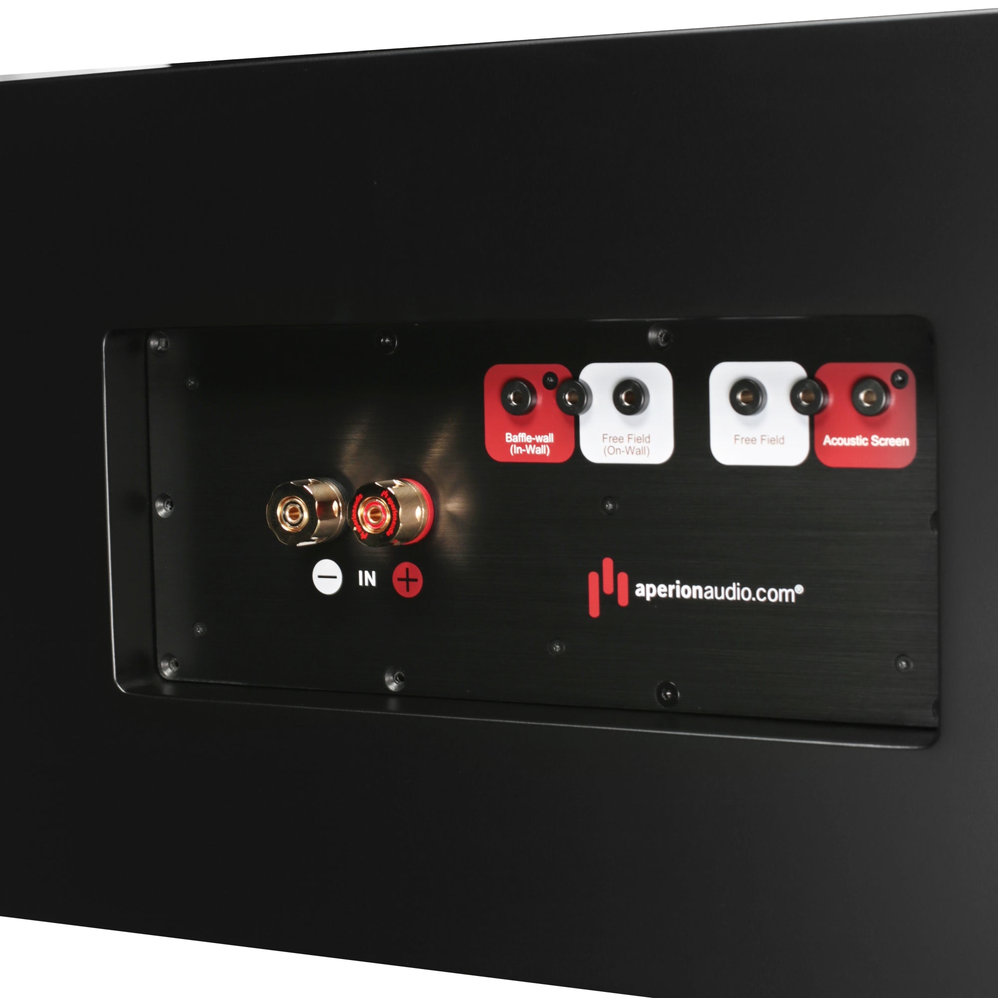 Aperion Theatrus Slim Stack On-Wall LCR Speaker Crossover Back Plate
