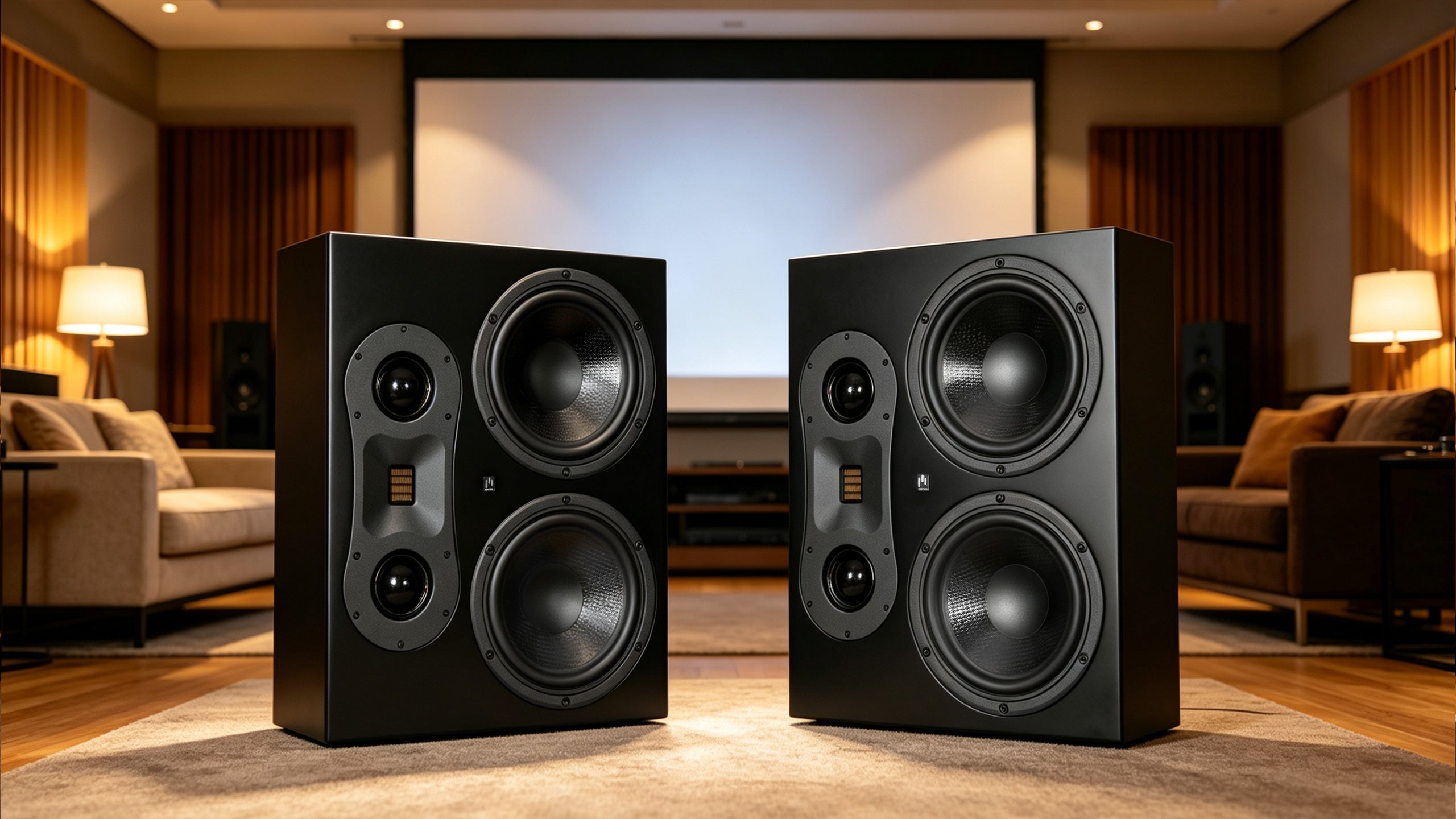 Aperion Audio Theatrus T80S Dual 8" Slim On-Wall Speaker