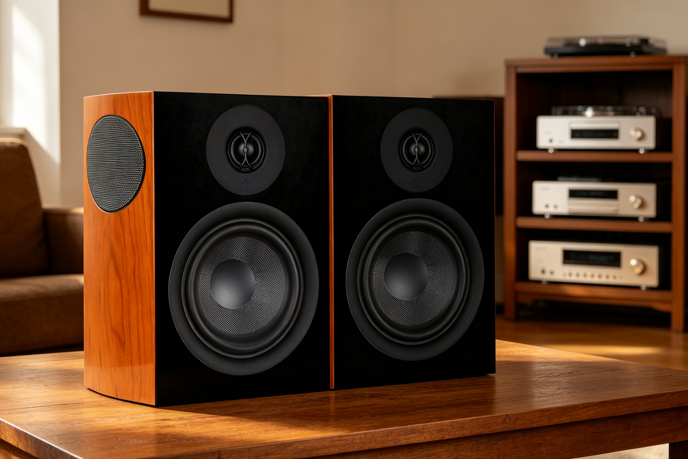 Aperion Audio Verus V8S Surround 8" Tripolar Speaker Gloss Cherry