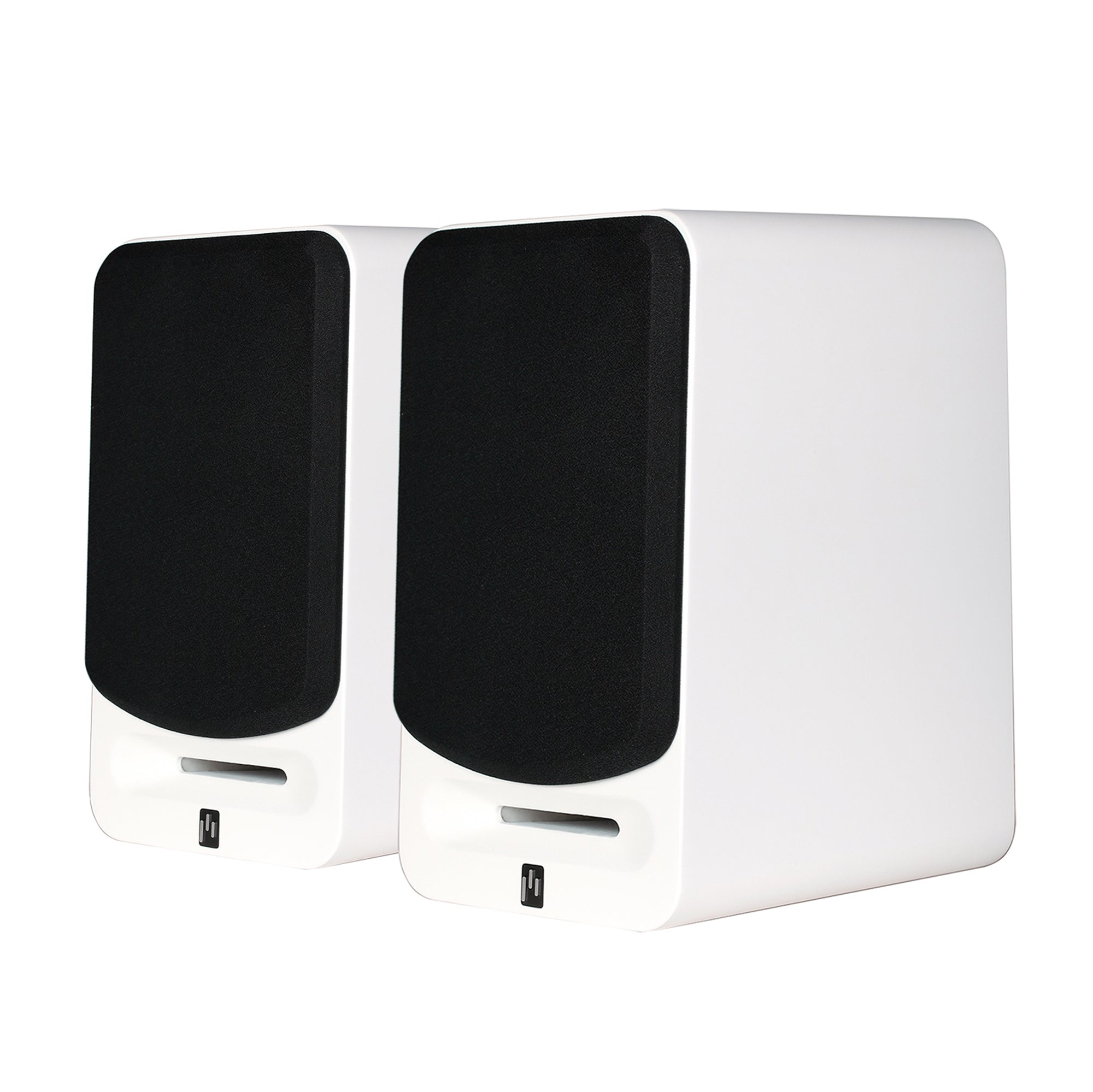 aperion-audio-novus-n5b-bookshelf-speaker-white-left-front-grille-on