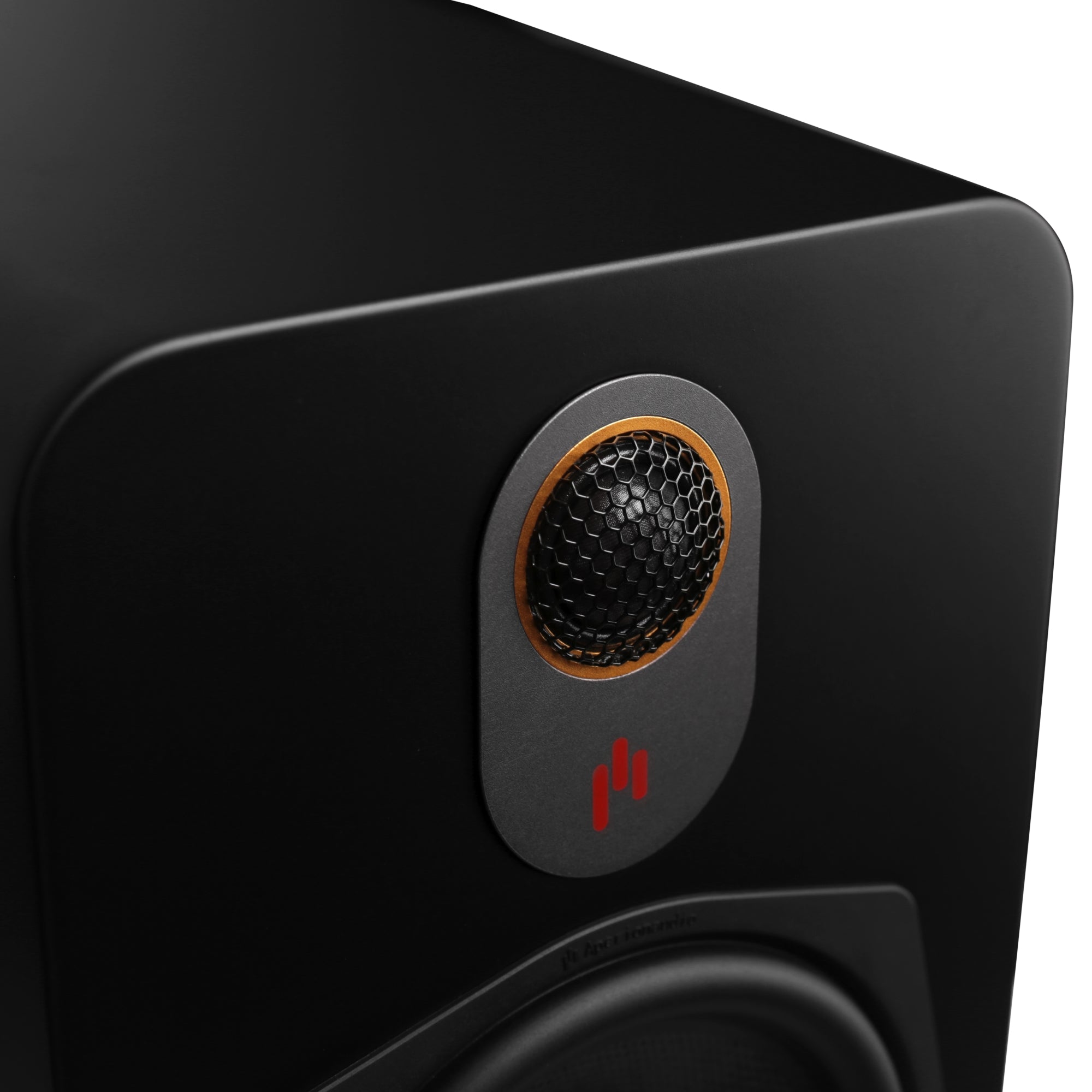 Aperion Audio Novus N6B 2-Way 6.5" Bookshelf Speaker Stealth Black Top View
