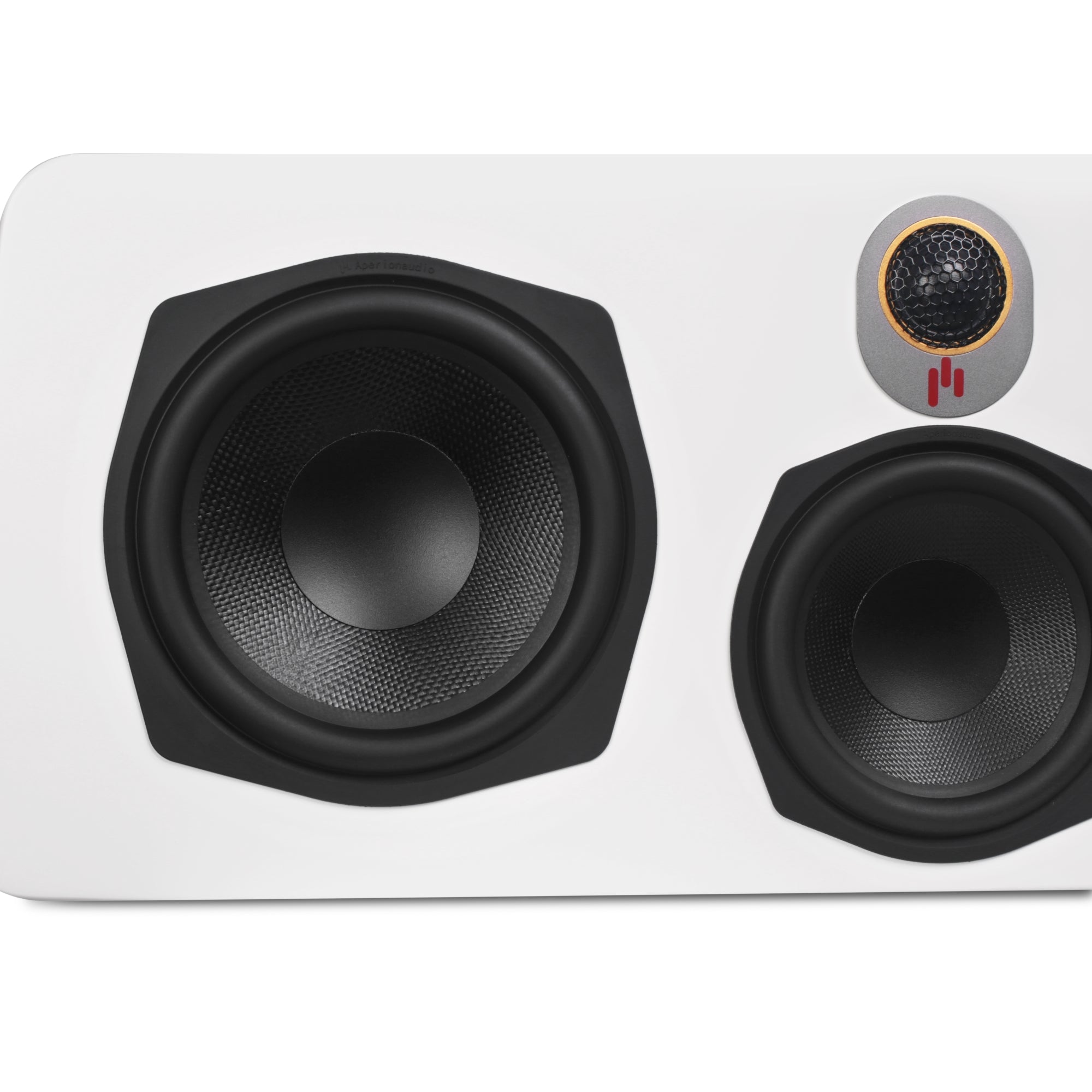 Aperion Audio Novus N6C 3-Way 6.5" Center Channel Speaker Pure White Woofer