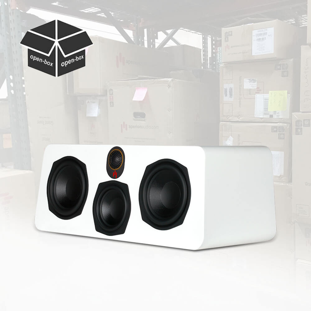 Open Box(40% off) | Novus N5C 3-Way 5.25" Center Channel Speaker | Pure White | Save 199.6$ - Aperion Audio