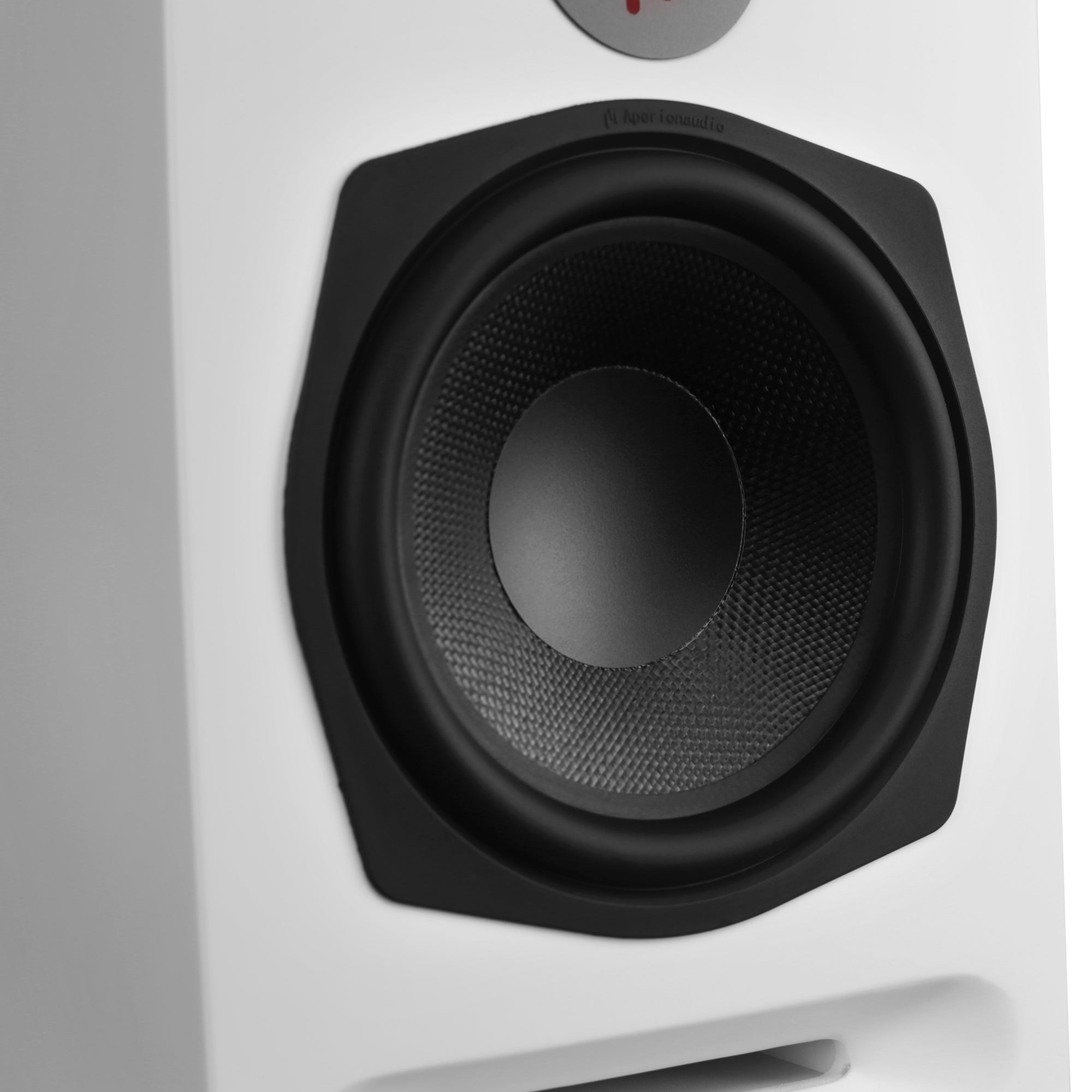 Aperion Audio Novus N6B 2-Way 6.5" Bookshelf Speaker Pure White 6.5" Mid-Woofer