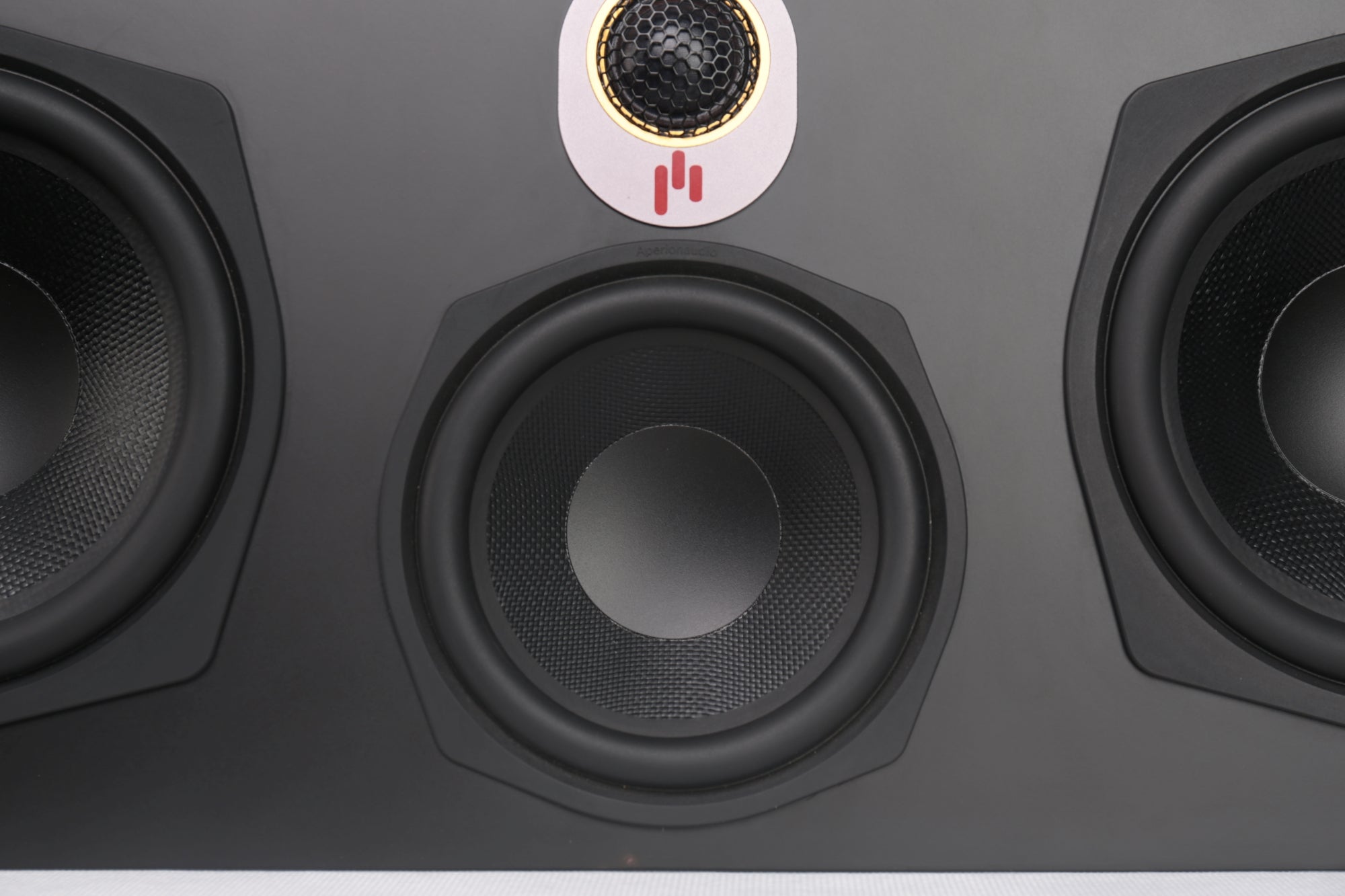 Aperion Audio Novus N6C 3-Way 6.5" Center Channel Speaker Stealth Black Drivers