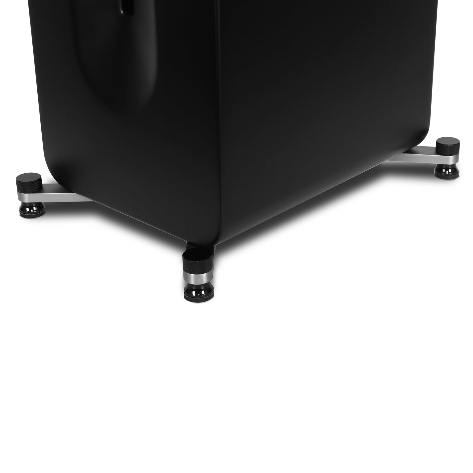Aperion Audio Novus N6T Tower Speaker Stealth Black Aluminum Feet