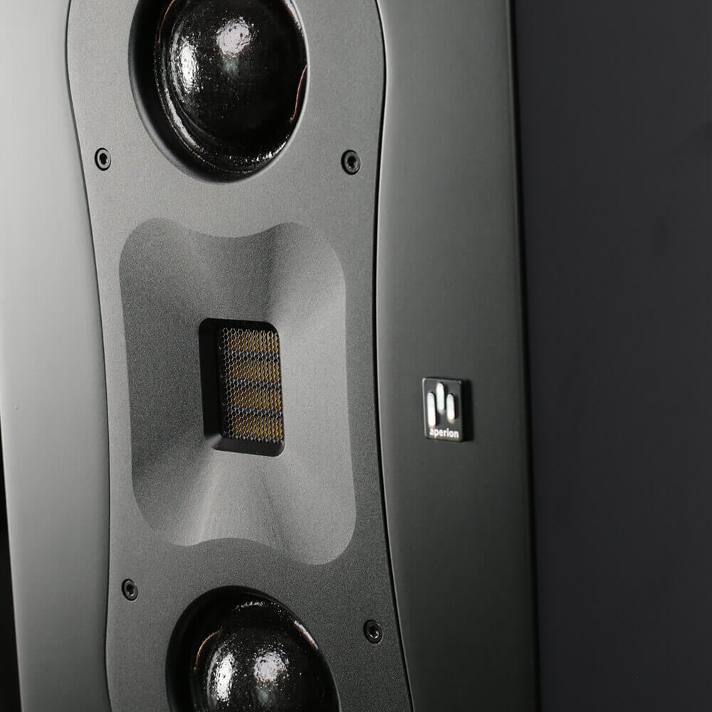 Aperion Audio Theatrus T65SL Dual 6.5" 3-Way Slim Stack On-Wall LCR Speaker