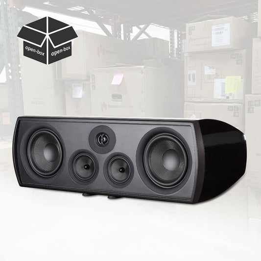 Open Box Verus V8C 3-Way Dual 8" Center Channel Speaker - Gloss Black
