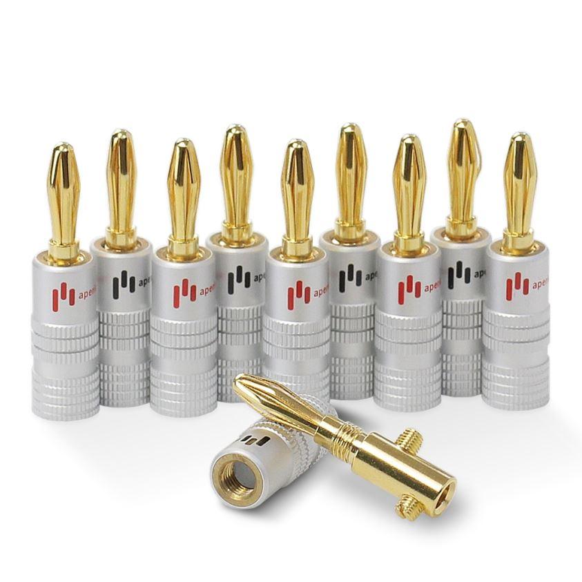 Aperion Audio Banana Plugs - 5 pair - Aperion Audio
